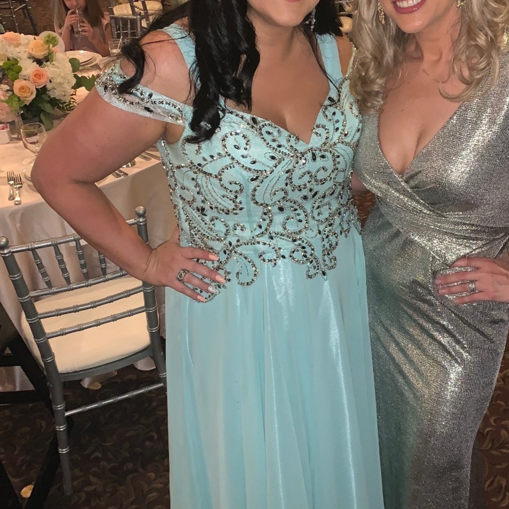 Mint Evening Gown